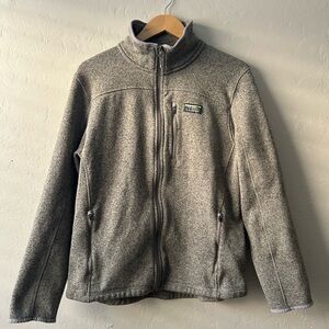 L.L. Bean Sweater Fleece Full-Zip Jacket – Men’s Large